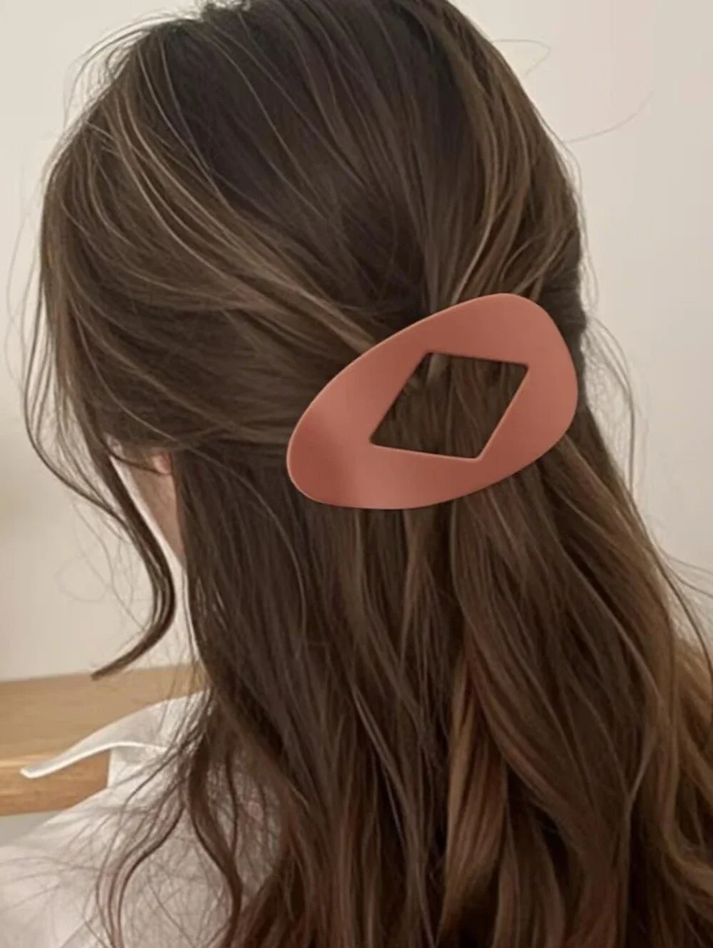 Neutral Tone Geometric Hair Clip Set of 6
